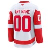 Detroit Red Wings tröja Customized Fanatics Premium 2024-25 Vit Borta - NHL Tröjor Herr